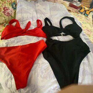 2 Bathing Suits~lk New~M/L
